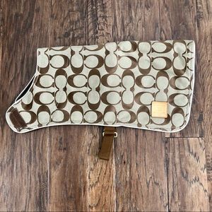 NWOT Authentic COACH Dog Coat - Signature Print L